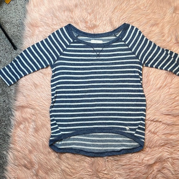 Abercrombie & Fitch Stripe Sweater Size Large - Picture 1 of 5